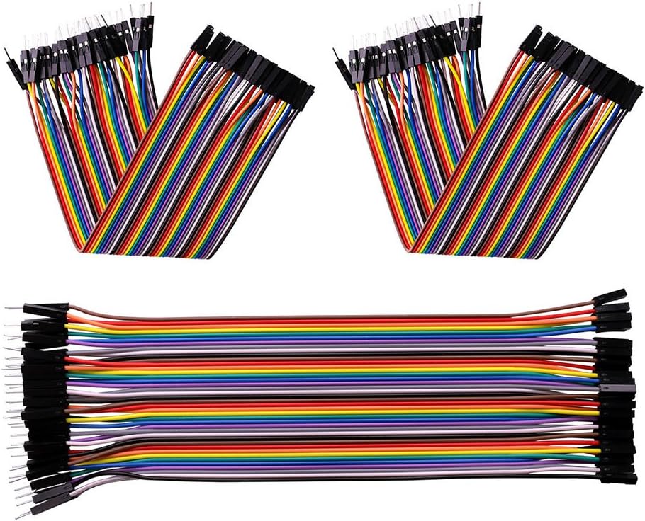 ELEGOO 120-Piece Multicolored Dupont Wire