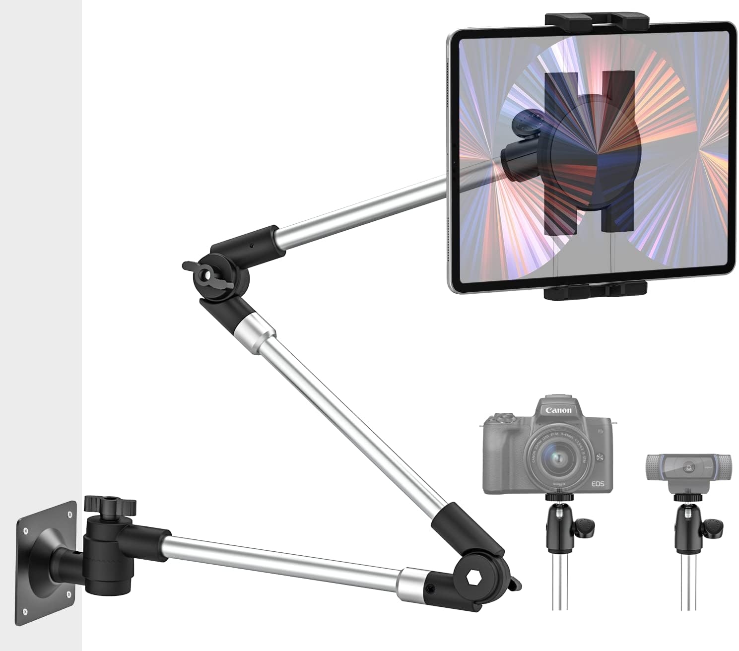 EXSHOW Long Arm Webcam Wall Mount