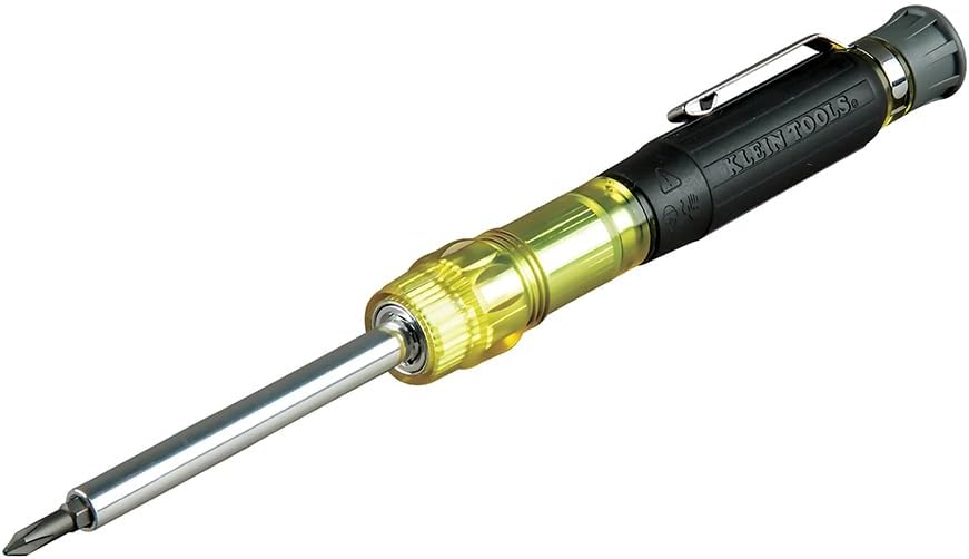 Klein Tools 32614 4-in-1 Multi-bit Precision Pocket Screwdriver Klein Tools 32614 4-in-1 Multi-bit Precision Pocket Screwdriver