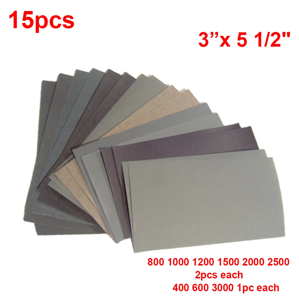 Yum Cha 15 Pcs Sandpaper Yum Cha 15 Pcs Sandpaper