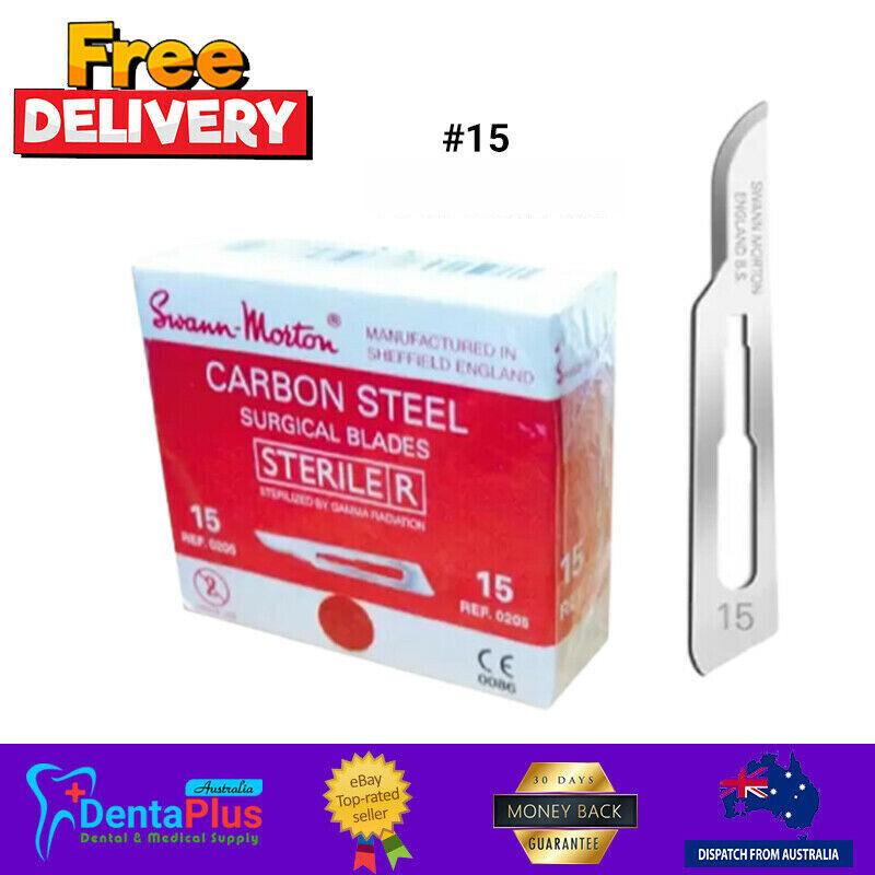 Swann & Morten 20pcs No.15 Scalpel Blade Swann & Morten 20pcs No.15 Scalpel Blade