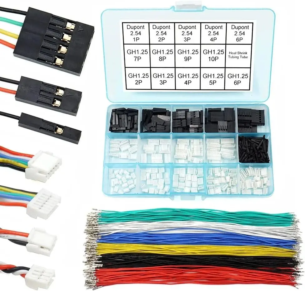 JST XH2.54 Pre-crimped Connector Kit