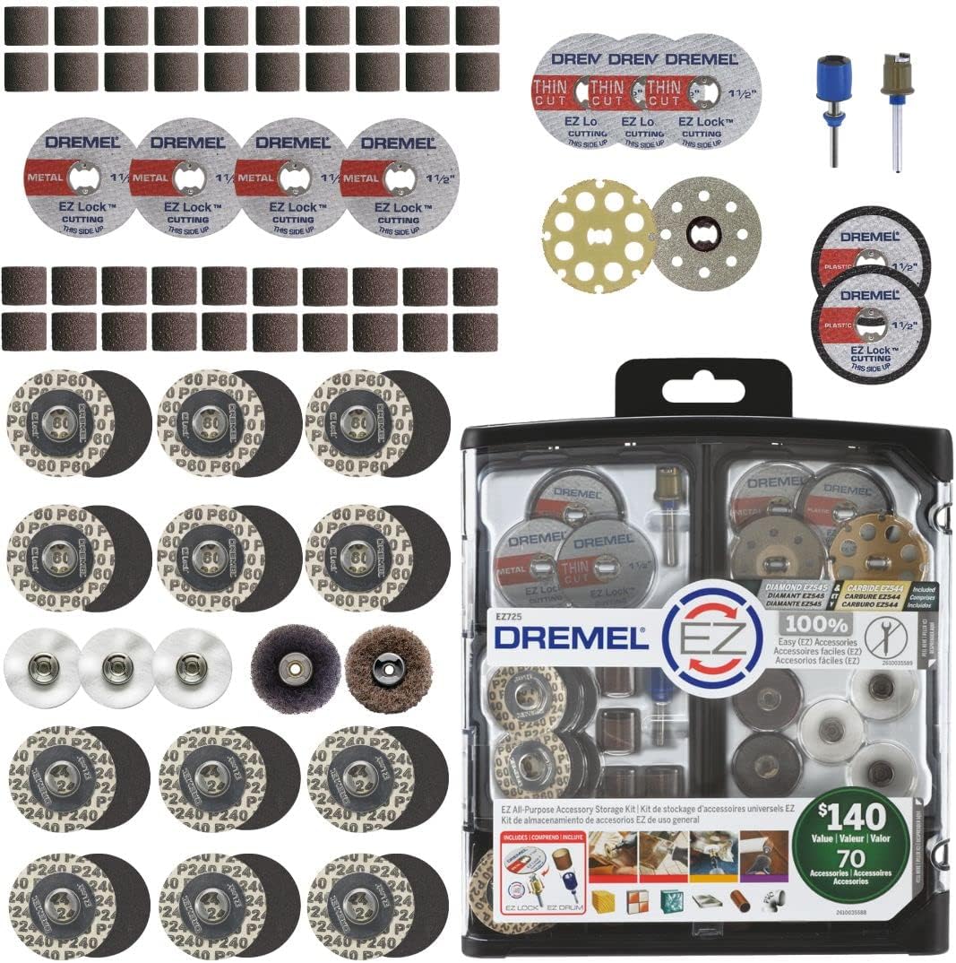 Dremel EZ725 Rotary Tool Accessory Set Dremel EZ725 Rotary Tool Accessory Set
