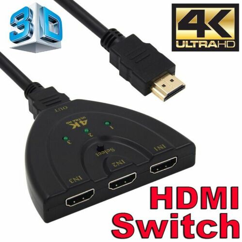 Yum Cha 4K 3-Way HDMI Switch