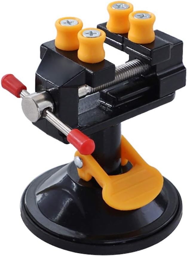 Yakamoz Universal Mini Suction Vise Clamp 360 Degrees Bench Vise