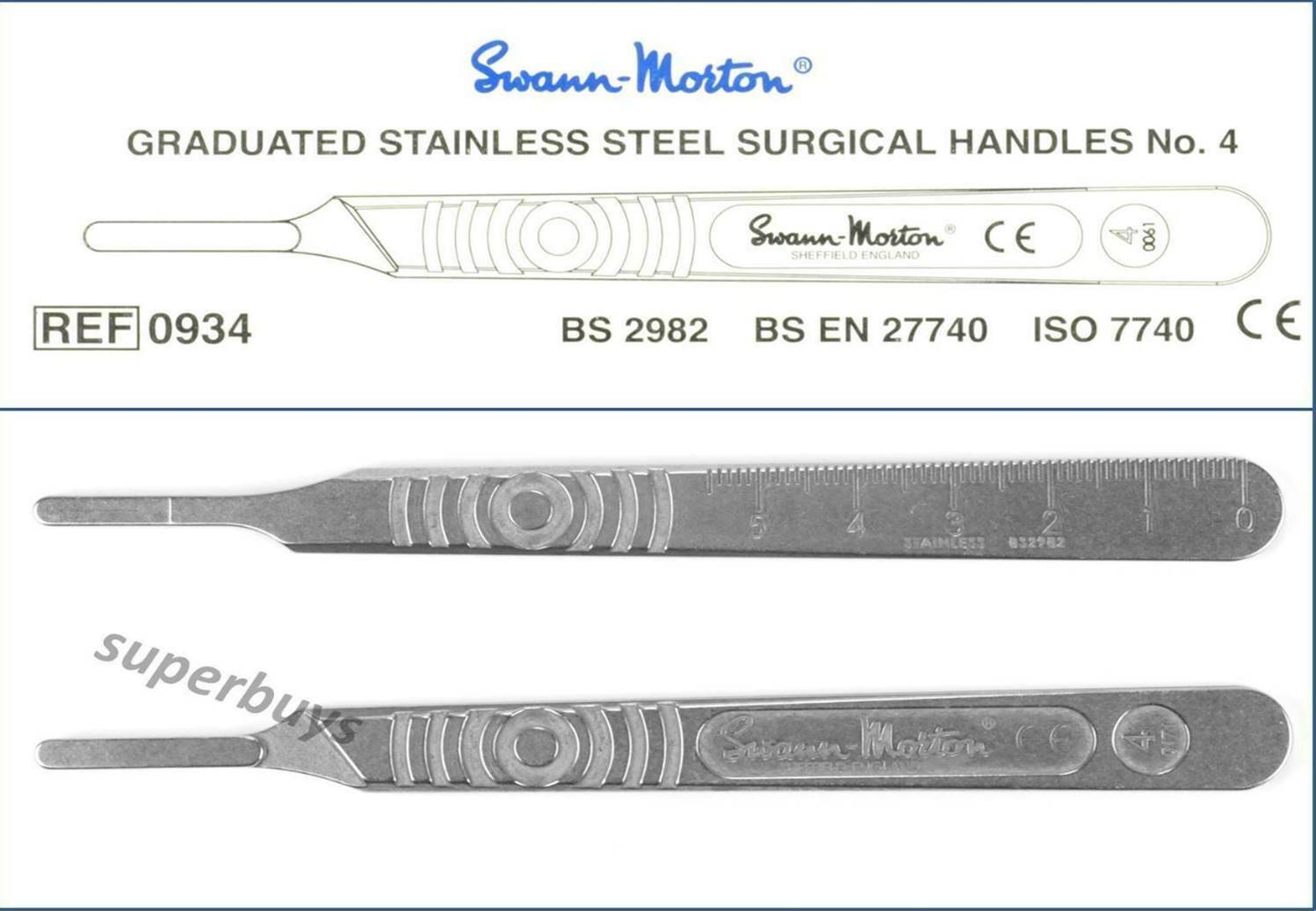 Swann & Morten No.4 Scalpel Handle Swann & Morten No.4 Scalpel Handle