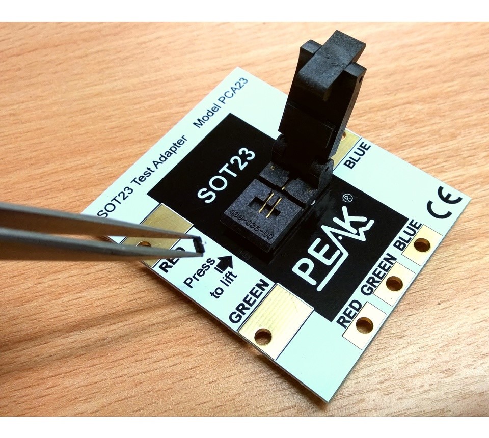 Peak Electronic Design PCA23 Peak SOT-23 Component Adapter Peak Electronic Design PCA23 Peak SOT-23 Component Adapter