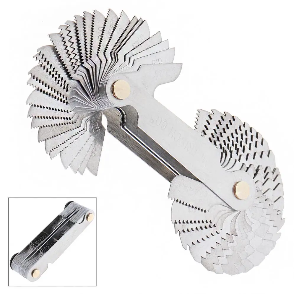 Yum Cha 58-pcs Stainless Steel Thread Pitch Gauge Yum Cha 58-pcs Stainless Steel Thread Pitch Gauge