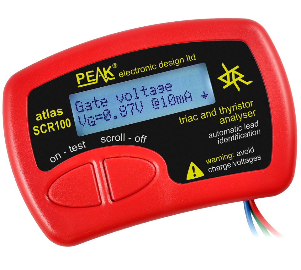 Peak Electronic Design Atlas SCR100 Triac And Thyristor Analyzer