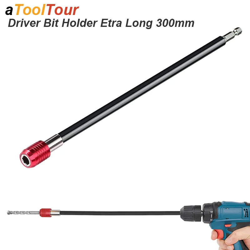 aToolTour Extra Long Magnetic Drill Bit Extension