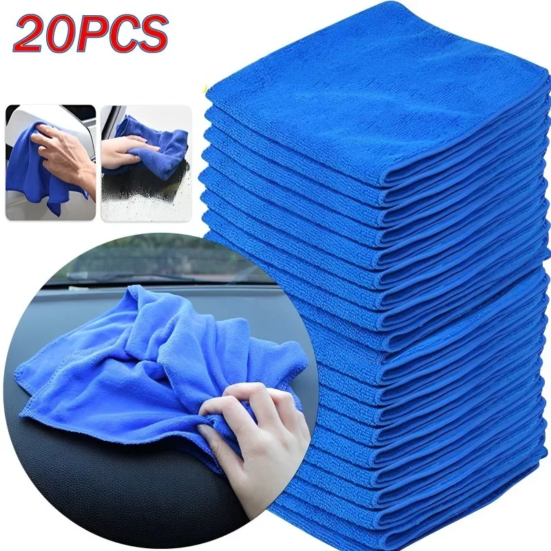 Yum Cha 10pcs Blue Microfiber Cloth