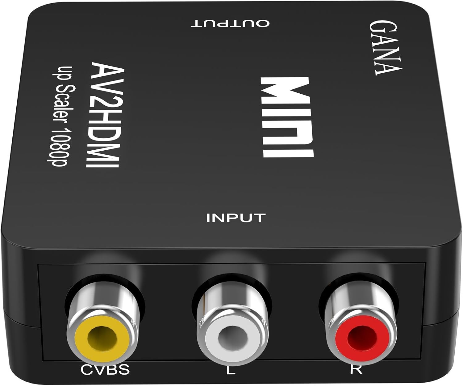 GANA Mini AV2HDMI Up Scaler 1080p RCA To HDMI Adapter GANA Mini AV2HDMI Up Scaler 1080p RCA To HDMI Adapter