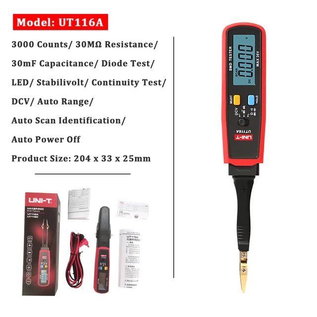 UNI-T UT116A Digital Tweezers UNI-T UT116A Digital Tweezers