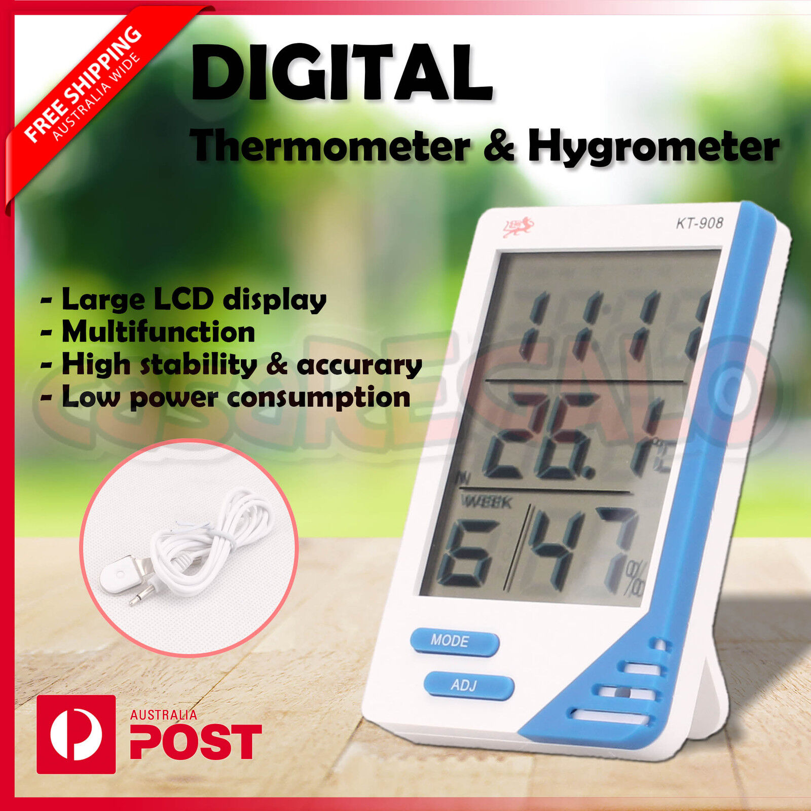 Yum Cha KT-908 Digital Thermometer Yum Cha KT-908 Digital Thermometer