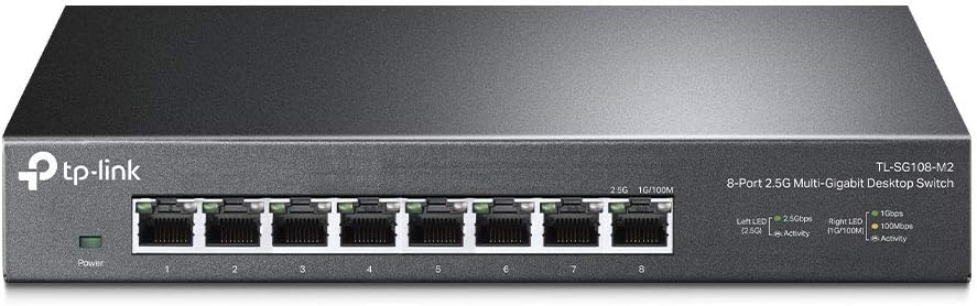 TP-Link TL-SG108-M2 2.5Gbps 8-Port Unmanaged Ethernet Switch