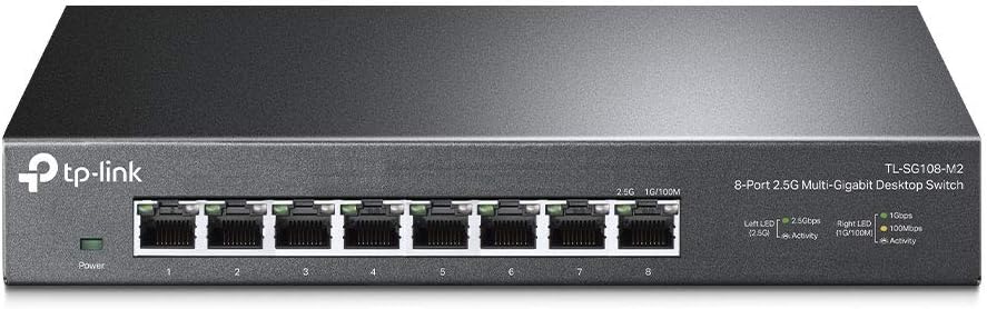 TP-Link TL-SG108-M2 2.5Gbps 8-Port Unmanaged Ethernet Switch TP-Link TL-SG108-M2 2.5Gbps 8-Port Unmanaged Ethernet Switch