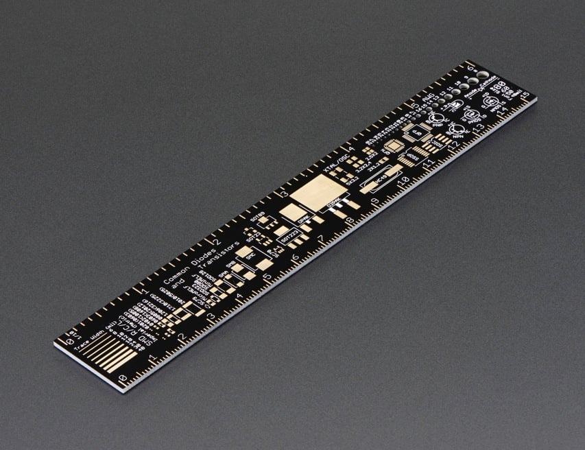 Adafruit One PCB to Ruler Them All Ruler